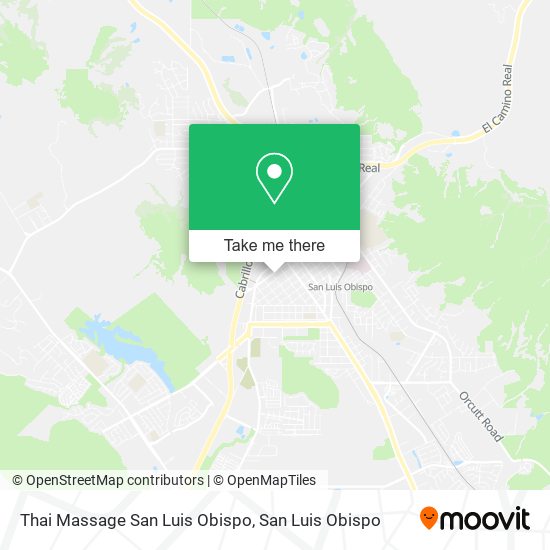 Mapa de Thai Massage San Luis Obispo