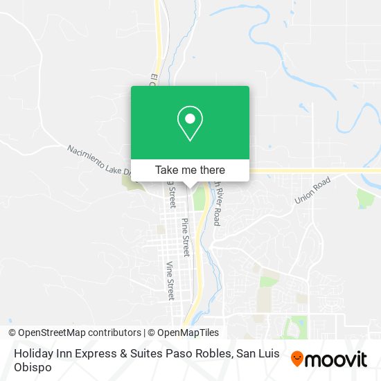 Mapa de Holiday Inn Express & Suites Paso Robles