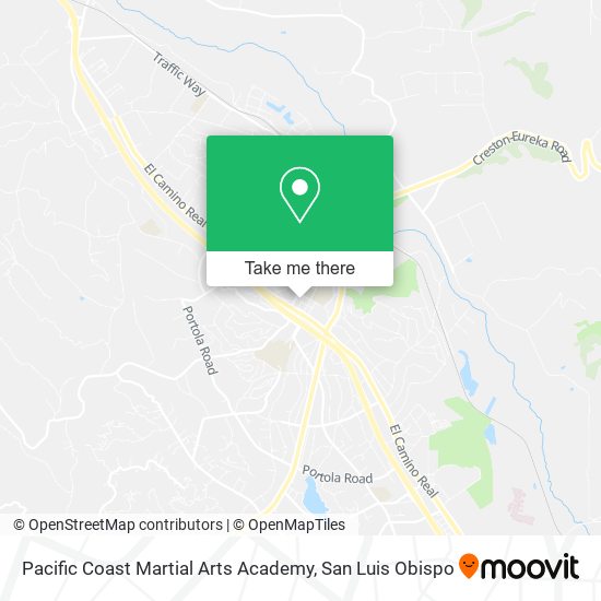Mapa de Pacific Coast Martial Arts Academy