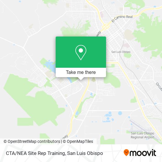 CTA/NEA Site Rep Training map