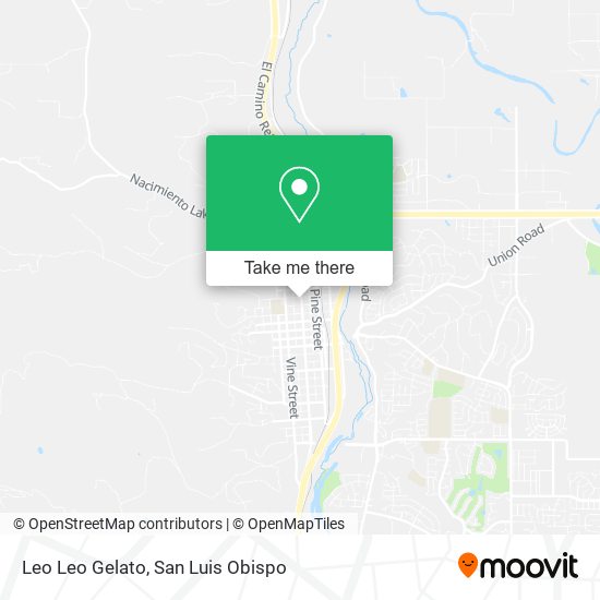 Leo Leo Gelato map