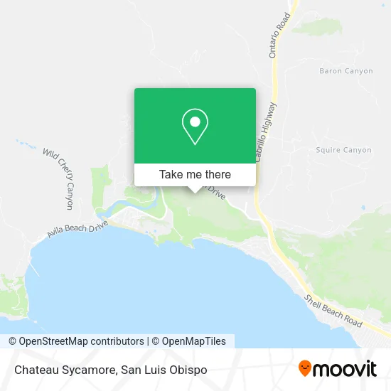 Chateau Sycamore map
