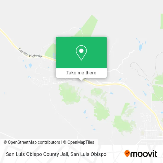 San Luis Obispo County Jail map