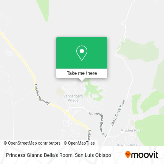 Princess Gianna Bella's Room map