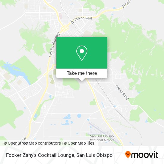 Focker Zany's Cocktail Lounge map