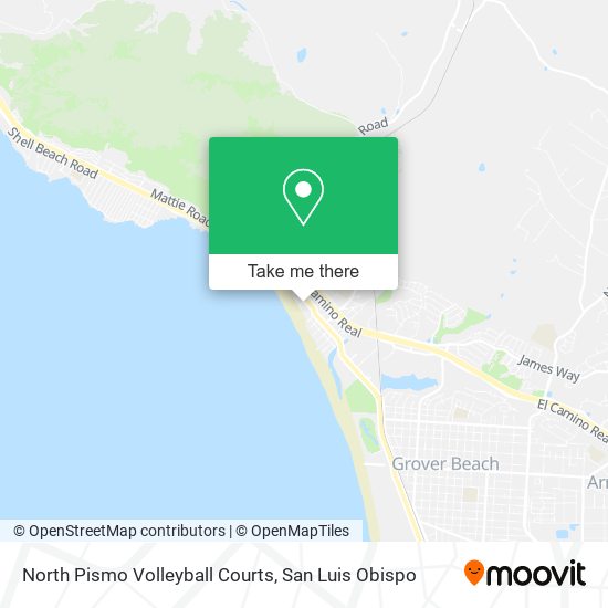 Mapa de North Pismo Volleyball Courts