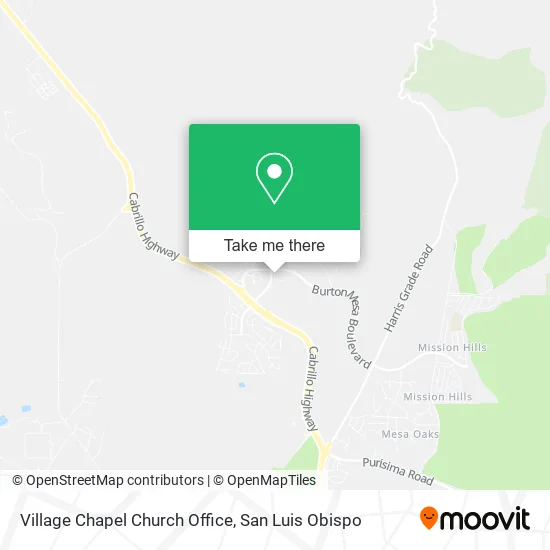 Village Chapel Church Office map