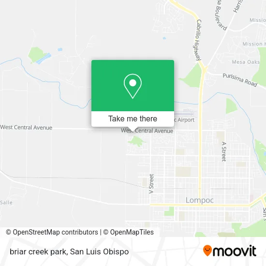 briar creek park map