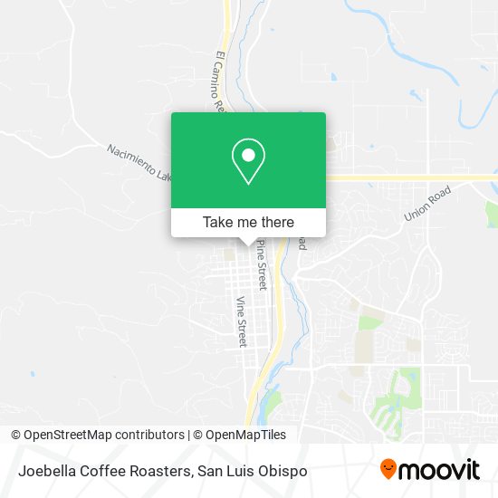 Joebella Coffee Roasters map