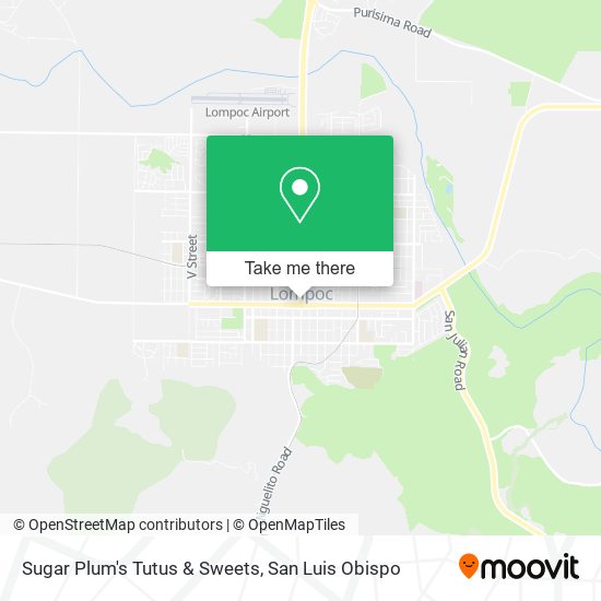 Mapa de Sugar Plum's Tutus & Sweets