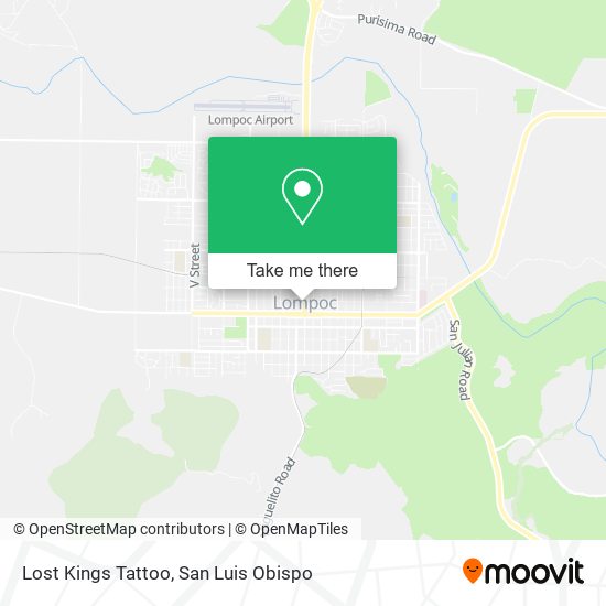 Lost Kings Tattoo map