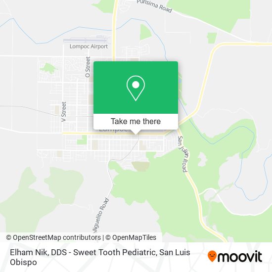 Elham Nik, DDS - Sweet Tooth Pediatric map