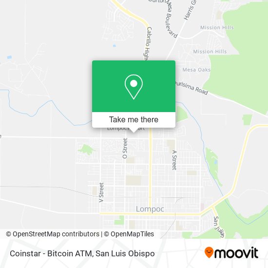 Coinstar - Bitcoin ATM map