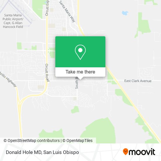 Donald Hole MD map