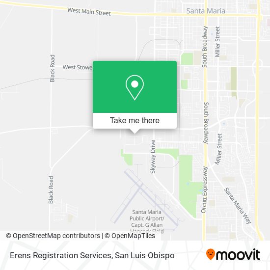 Erens Registration Services map