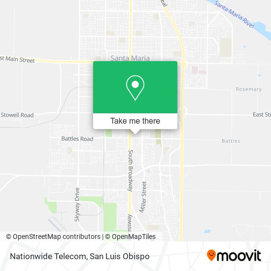 Nationwide Telecom map
