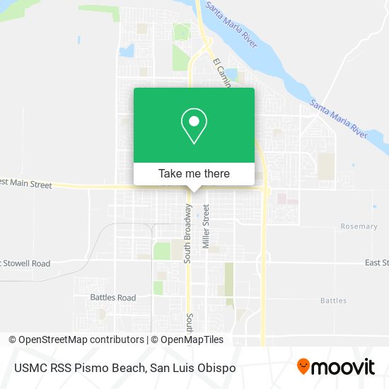 USMC RSS Pismo Beach map