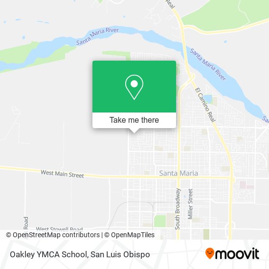 Oakley YMCA School map