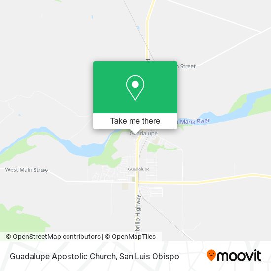 Guadalupe Apostolic Church map