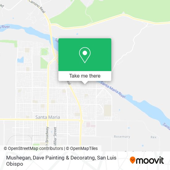 Mushegan, Dave Painting & Decoratng map