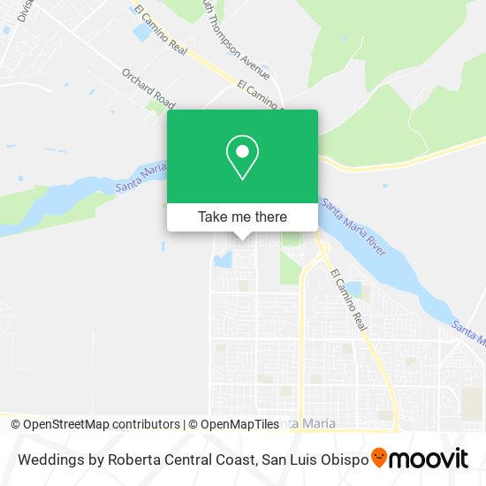 Mapa de Weddings by Roberta Central Coast