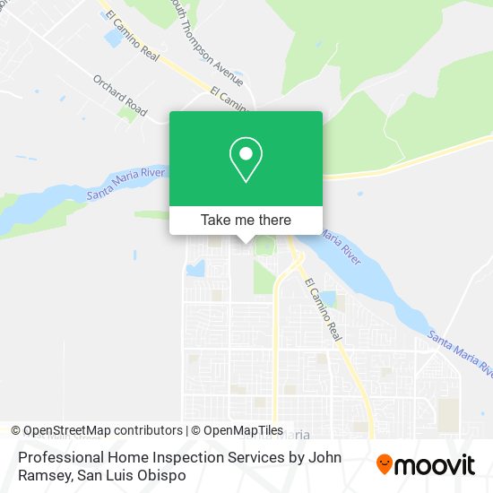 Professional Home Inspection Services by John Ramsey map