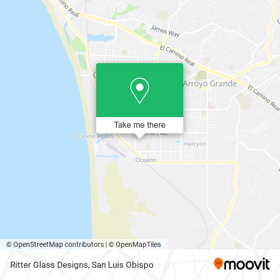 Ritter Glass Designs map