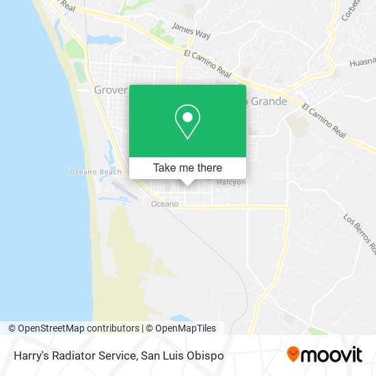 Harry's Radiator Service map