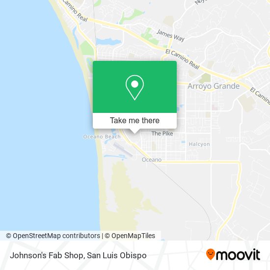 Mapa de Johnson's Fab Shop