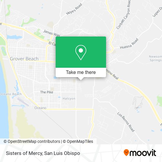 Sisters of Mercy map