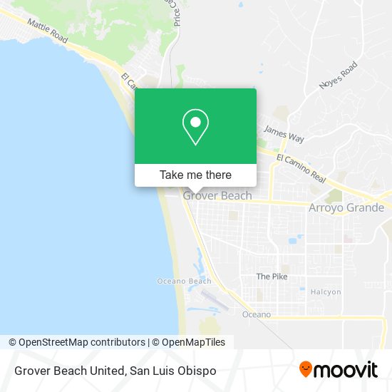 Mapa de Grover Beach United