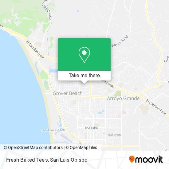 Mapa de Fresh Baked Tee's