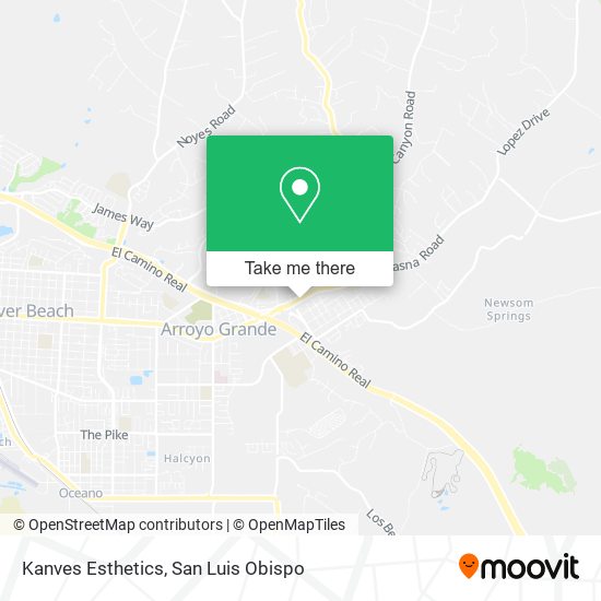 Kanves Esthetics map