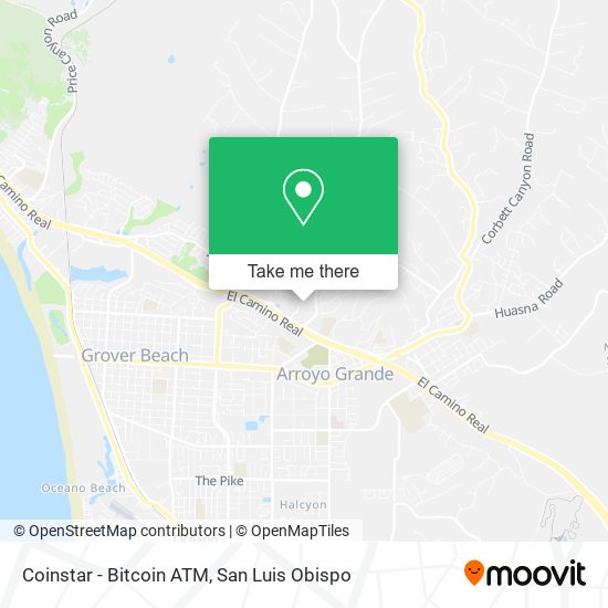 Coinstar - Bitcoin ATM map