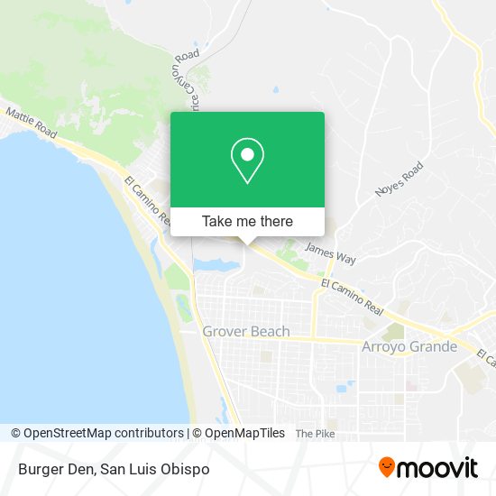 Burger Den map