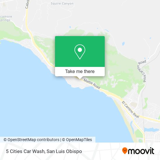 5 Cities Car Wash map