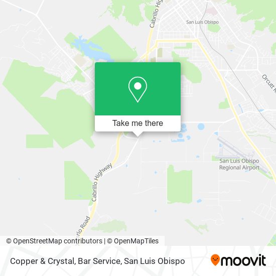 Mapa de Copper & Crystal, Bar Service