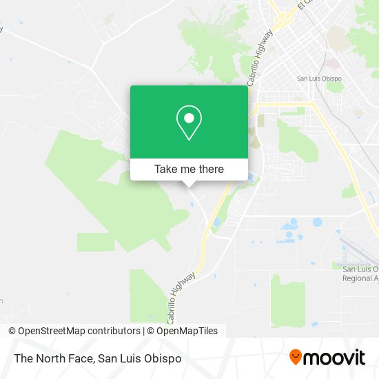 The North Face map