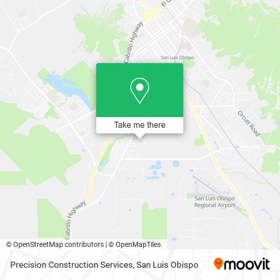 Mapa de Precision Construction Services