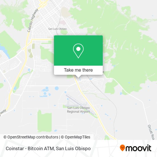 Mapa de Coinstar - Bitcoin ATM