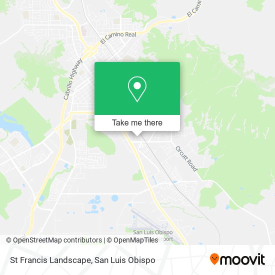 St Francis Landscape map
