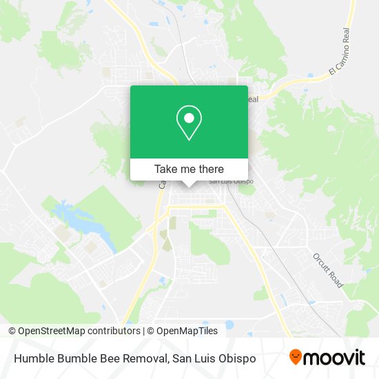 Mapa de Humble Bumble Bee Removal