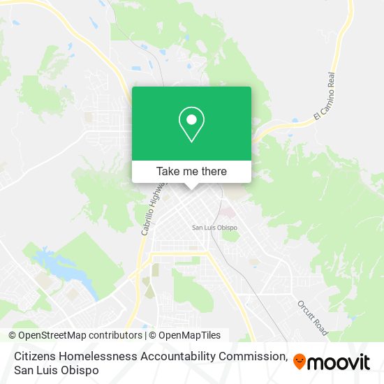 Mapa de Citizens Homelessness Accountability Commission