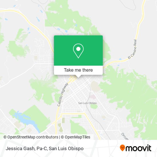 Mapa de Jessica Gash, Pa-C