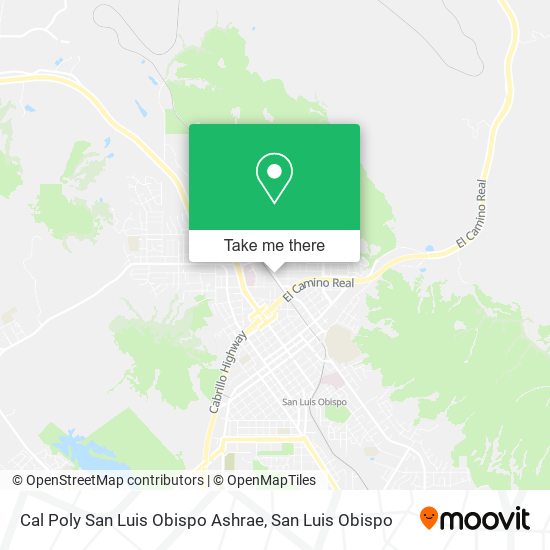 Mapa de Cal Poly San Luis Obispo Ashrae