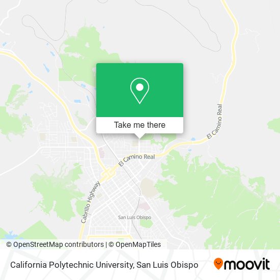 Mapa de California Polytechnic University