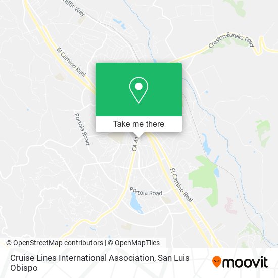Mapa de Cruise Lines International Association
