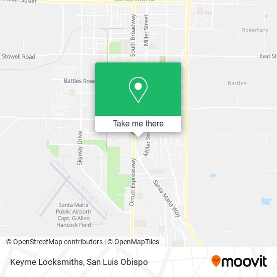 Keyme Locksmiths map