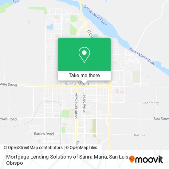 Mapa de Mortgage Lending Solutions of Sanra Maria