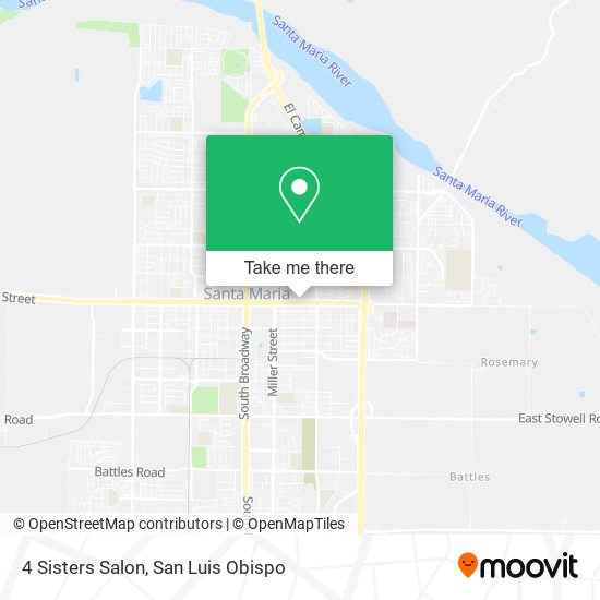 4 Sisters Salon map